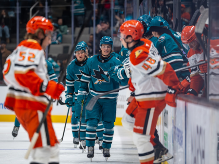 San Jose strzela 10 goli, Stenberg zdobywa hat-tricka, Carolina wraca do gry
